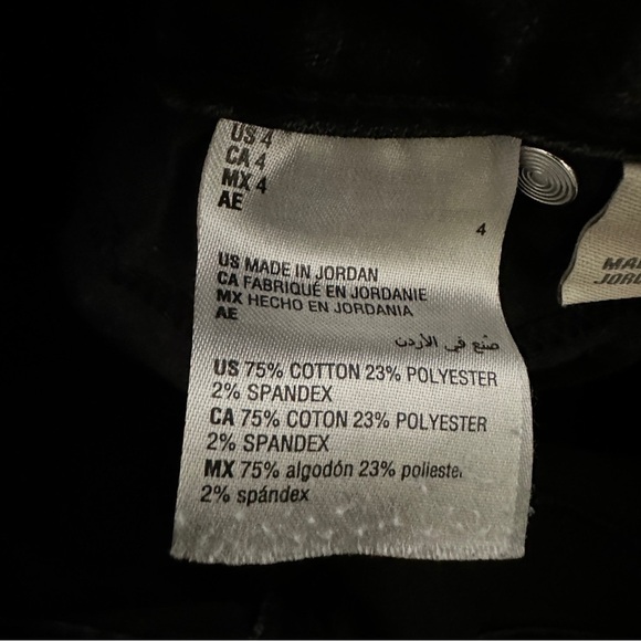 style and go curvy skinny leg black denim pants size 4 - Picture 11 of 12